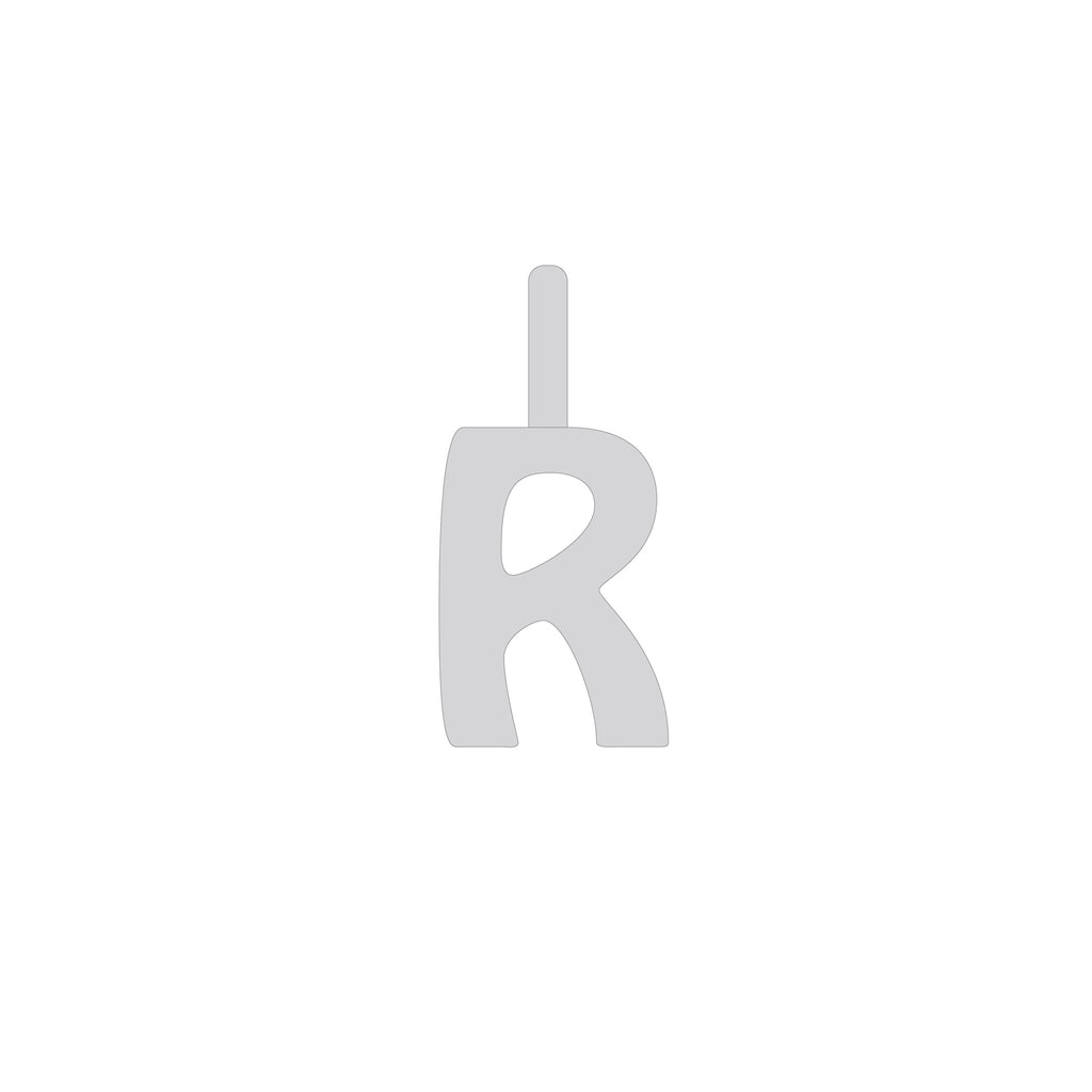 Alphabet letter "R" Charm