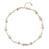 Mixed pearl shape choker necklace 14k gold Hi June Parker