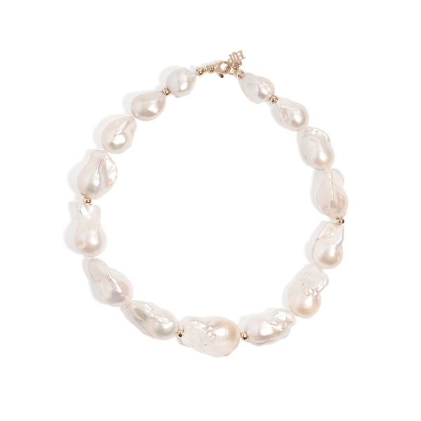 Baroque Petal Pearl Necklace – Hi June Parker