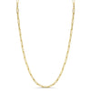 Paperclip chain necklace size small 14k yellow gold Hi June Parker