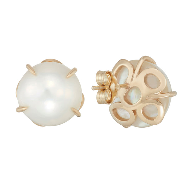 ピアス STONEHENgE 14K one-touch pearl earrings sparkle Pearl Earrings 65766:60001:P 14KY - Colored Stone Earrings