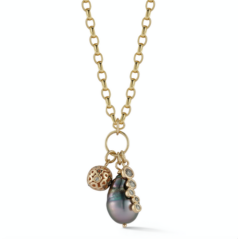 Meadows Necklace Statement Necklace with Diamonds