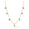 Tahitian pearl drop necklace 14k gold Hi June Parker