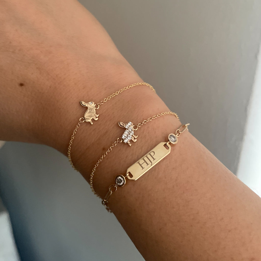 Diamond Trickster Bunny bracelet