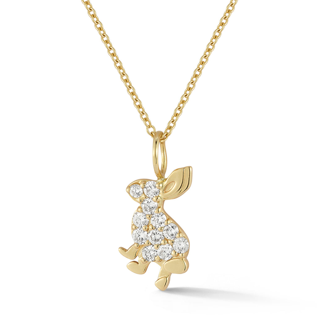 Diamond Trickster Bunny pendant
