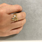 14k gold engagement ring set, salt and pepper diamond engagement rings, stackable diamond gold rings