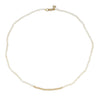 seedpearl choker with gold beads 14k Hi June Parker