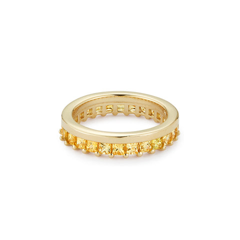 14k Yellow Gold Techno Diamond Comfort Fit Ring Band