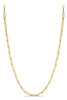 Paperclip chain necklace size small 14k yellow gold Hi June Parker