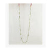 Green Garnet stones rosary chain, eye-wear and mask chain, sterling silver