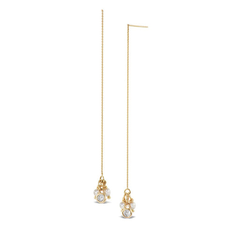 Tango Keshi Pearl Threader Earrings