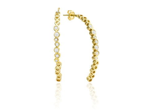 Rotunda threader earring without diamonds