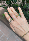 14k Yellow Gold Bunny Signet Ring by Hi June Parker