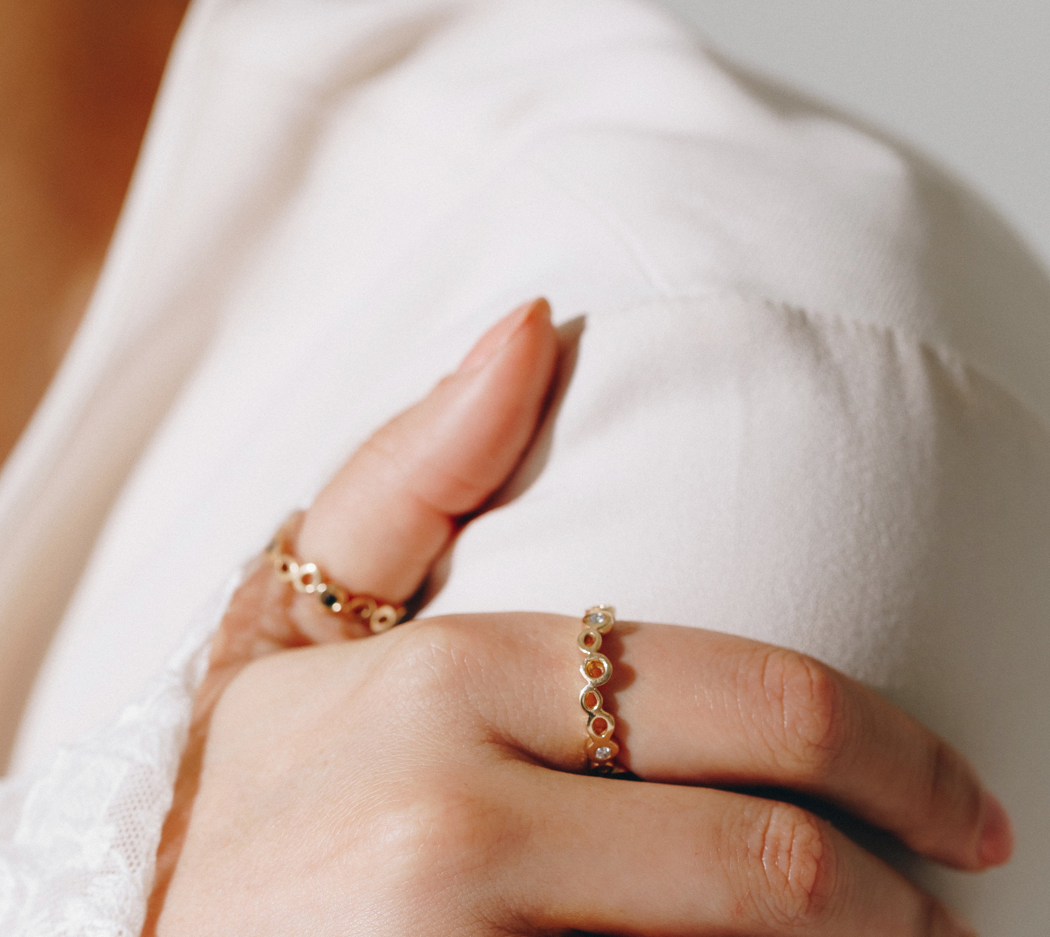 Shadows Ring with White Diamonds – Hi June Parker