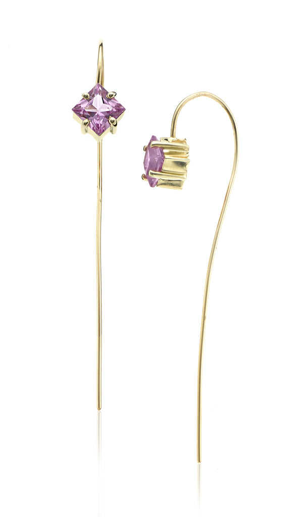 The Plaza earrings Pink Sapphire