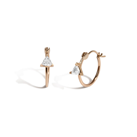 Shadows Climber Single earring white diamonds