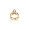 14k gold oval engagement ring set, diamond engagement rings, stackable diamond gold rings