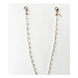 freshwater pearl rosary chain, mask chain, sterling silver